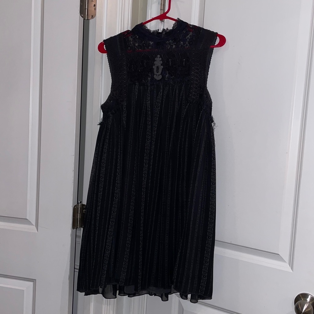 Free people dress-medium. Black. Worn once